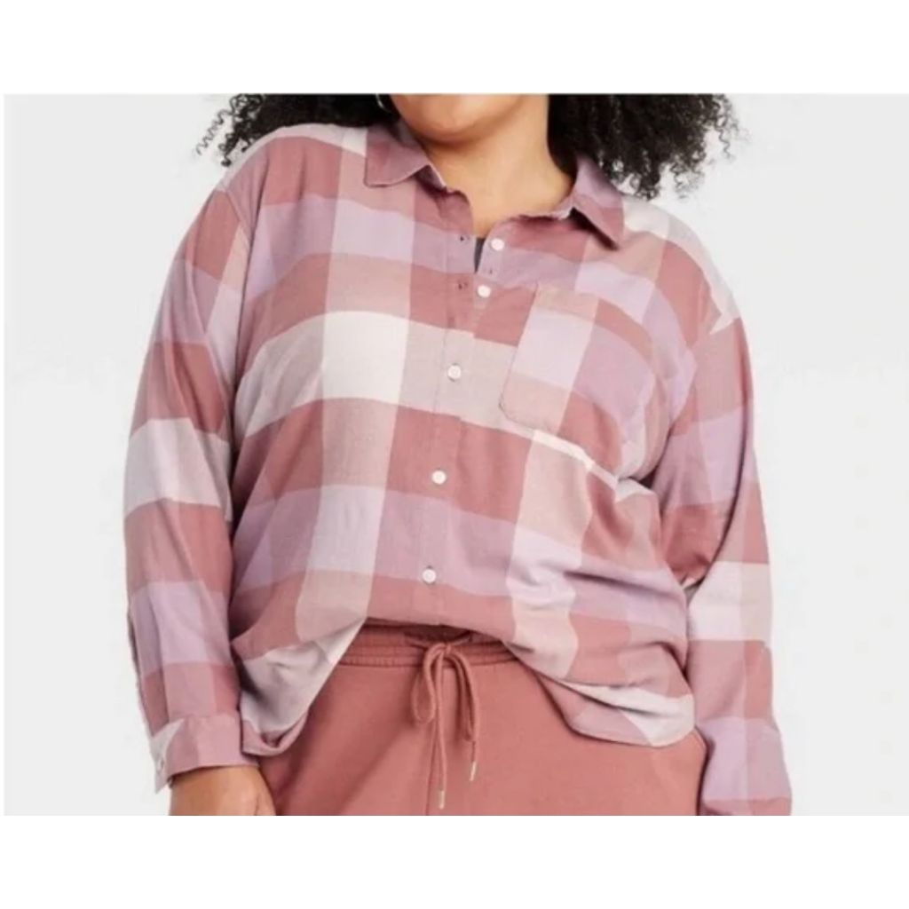 Kemeja plus size AVA