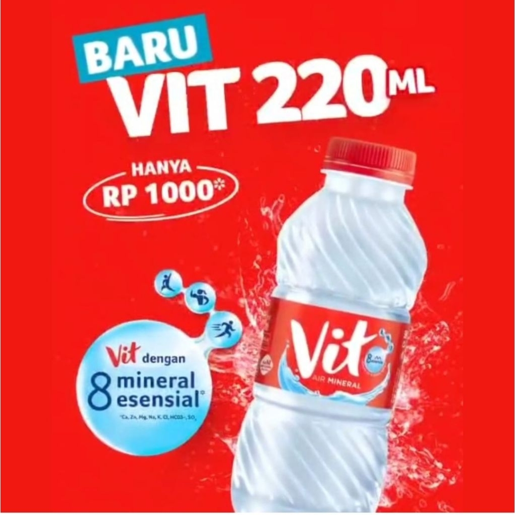 

[INSTAN/ SAME DAY] Vit botol 220 ml