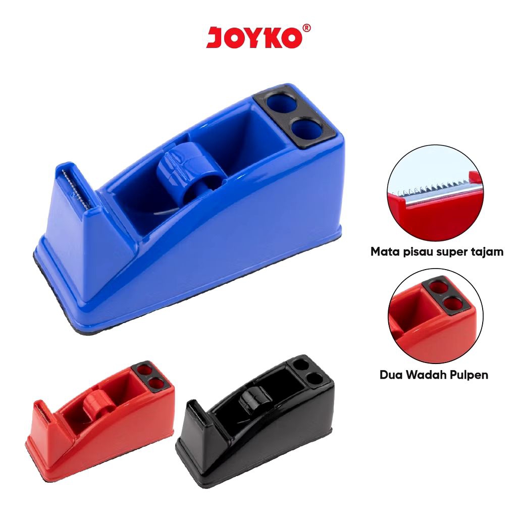 

Joyko TD-102 | Tape Cutter | Tape Dispenser | Pemotong Pita Perekat | Tempat Selotape Isolasi | Wadah Cellotape