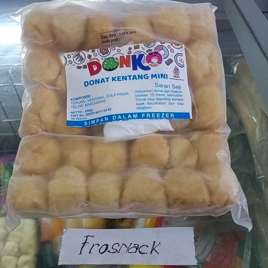 Donko donat mini isi 30bj donat kentang