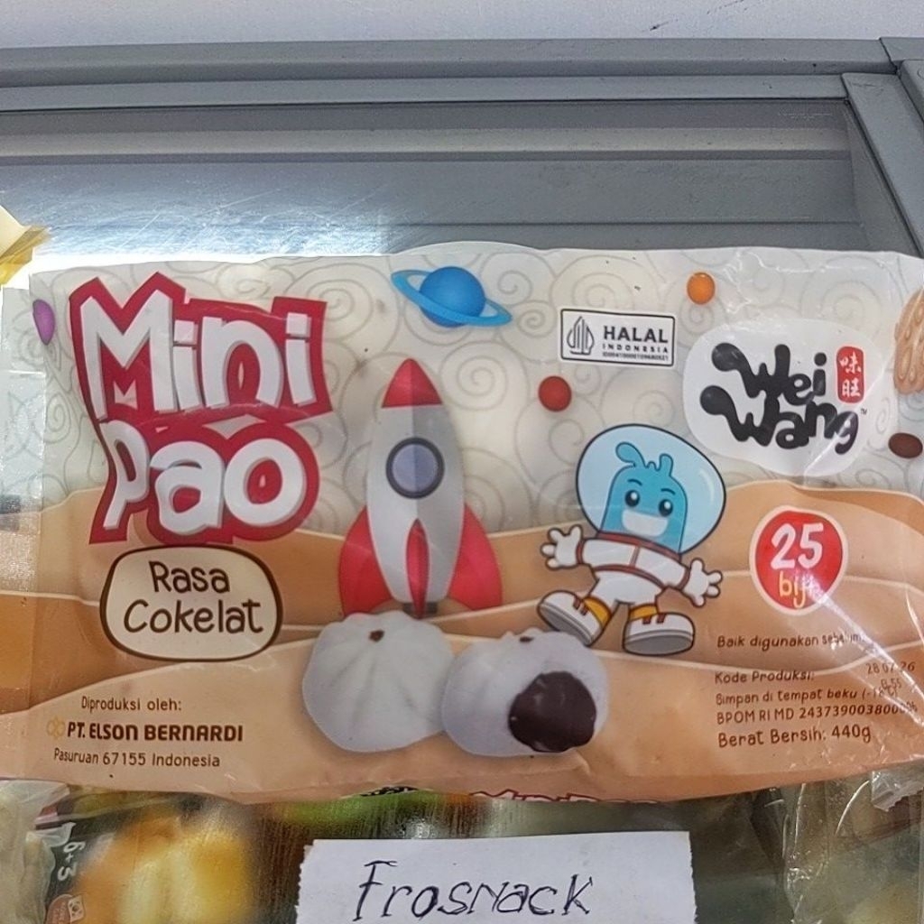 

mini pao coklat isi 25 biji wei wang minipao