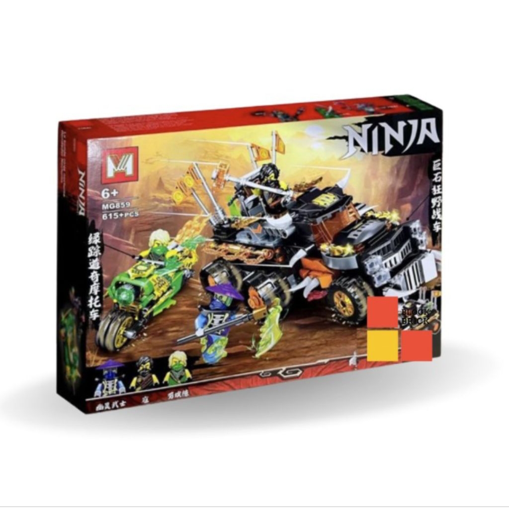 BLOCK MAINAN ANAK/BLOCK SUSUN NINJA GO/LEG* NINJA ANAK