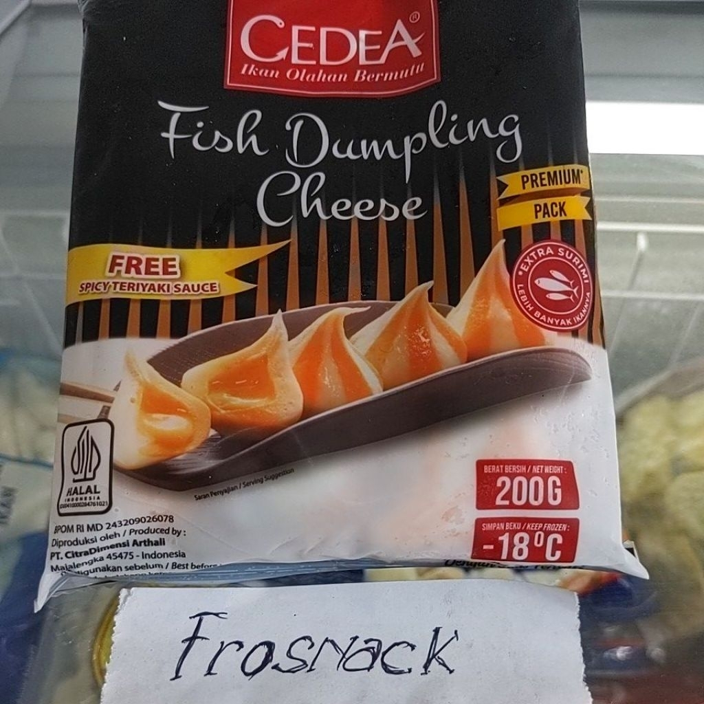 

Dumpling cheese cedea 200g dumpling keju