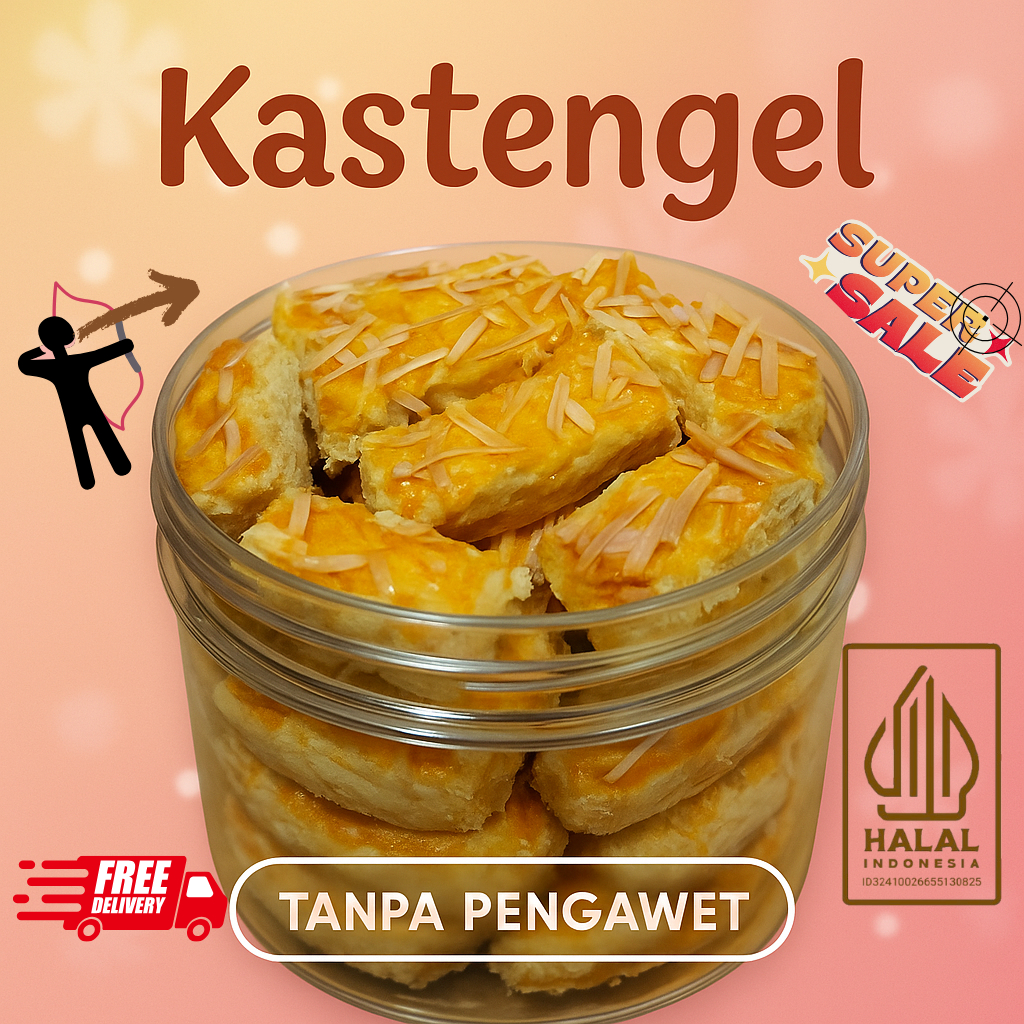 

【COD】 KASTENGEL GROSIR 500G – KUE KERING PREMIUM RENYAH GURIH FULL KEJU | HARGA MURAH HOMEMADE