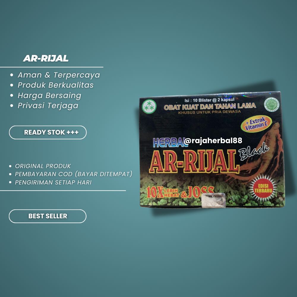 

Kapsul Stamina Pria Dewasa Ar-Rijal Original