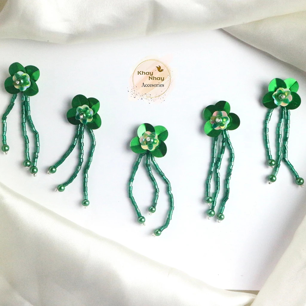 [MY] Payet Bunga Rangkai Sequin KN5/Payet Mewah/Payet Rangkai Tempel/Payet Murah