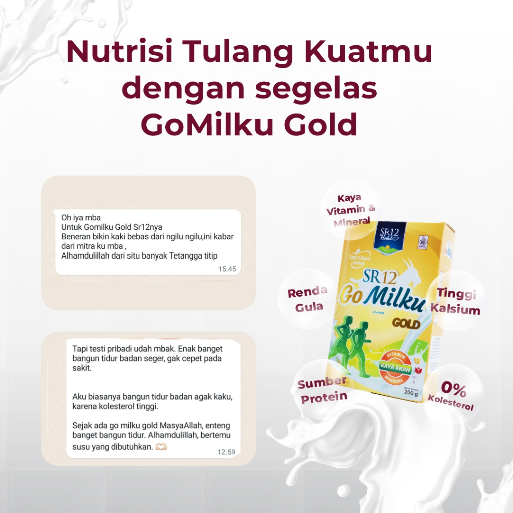 

Sachet Susu Kambing Etawa Gomilku Gold SR12