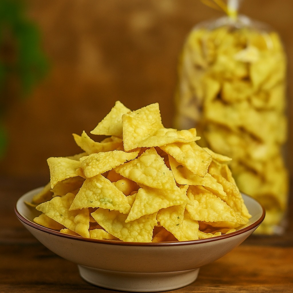 

Keripik Pangsit Bawang Gurih dan Renyah