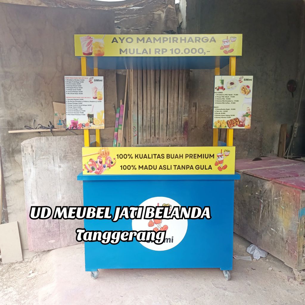 booth juice, booth jus, booth jualan minuman jus