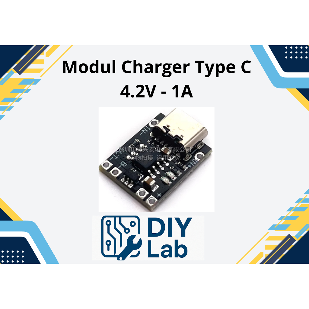 Modul Charger Type C 18650 Type C Mini