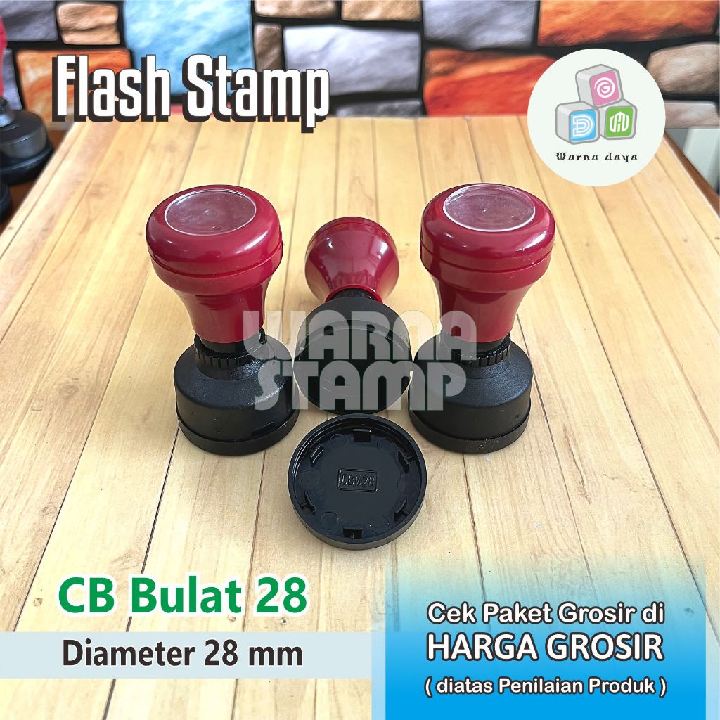 

Gagang Stempel Flash Bulat D 28 mm Grosir Mulai Paket 5 - 100 Biji / STEMPEL FLASH HANYA GAGANG SAJA