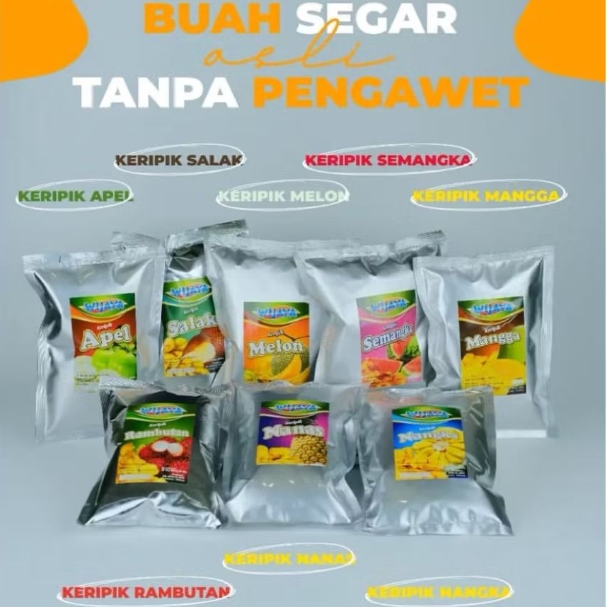 

Keripik buah asli tanpa pengawet KW 1 premium, oleh oleh khas malang