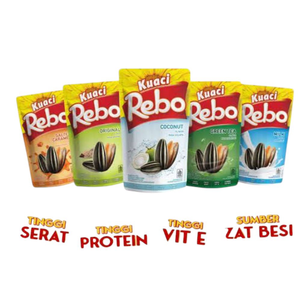 

Bundling Kuaci Rebo 140g isi 3 – Ngemil Santai Anti Bosan!