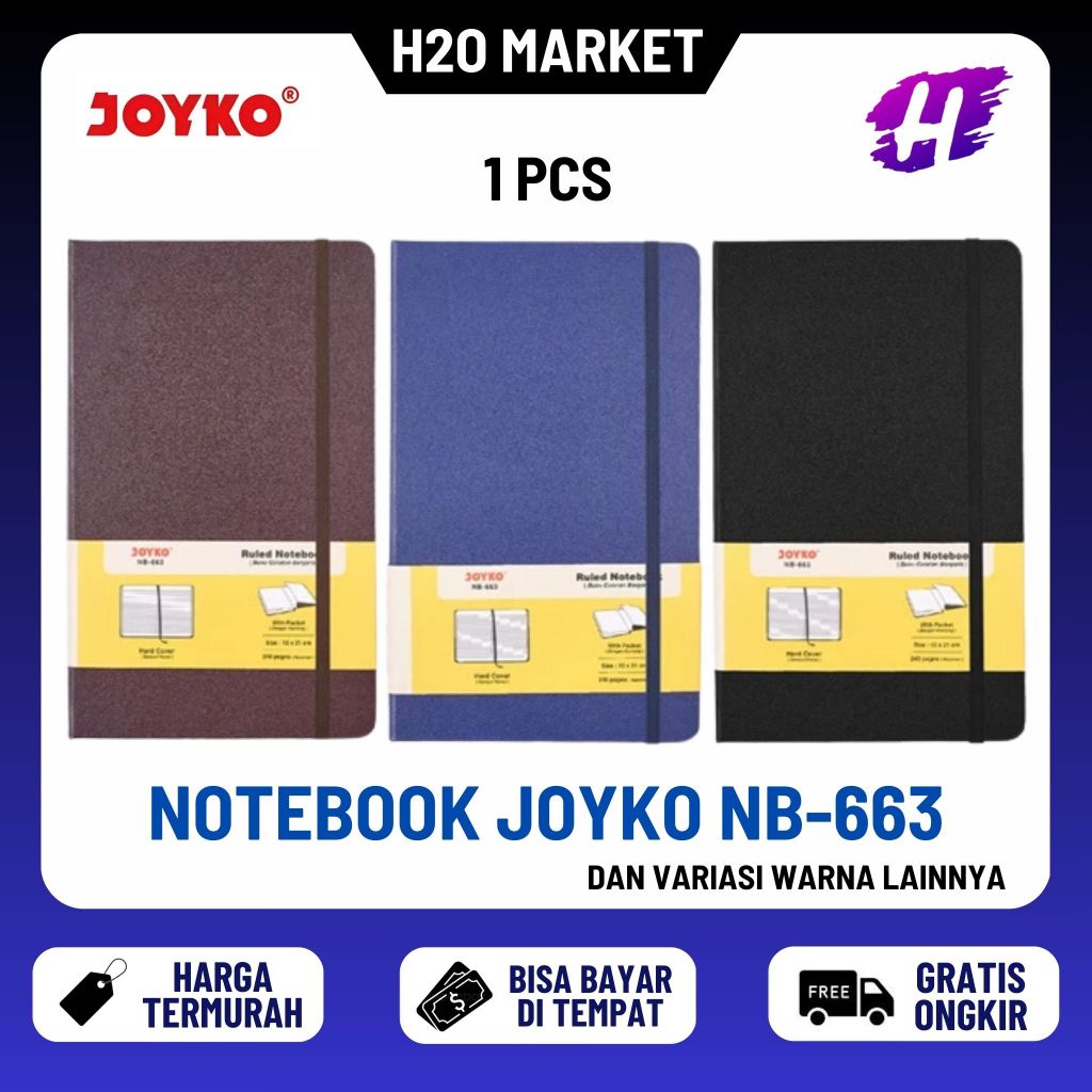 ❤️H2O❤️ Buku Tulis/ Note Book A5 Joyko NB-663