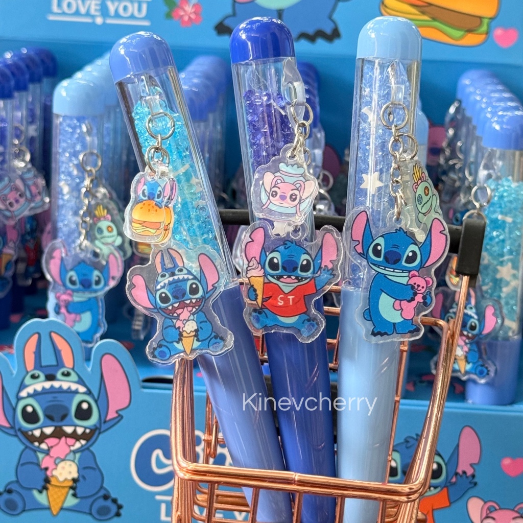 

Pulpen Stitch Glitter Tinta Hitam Dengan Gantungan Stitch Akrilik Lucu