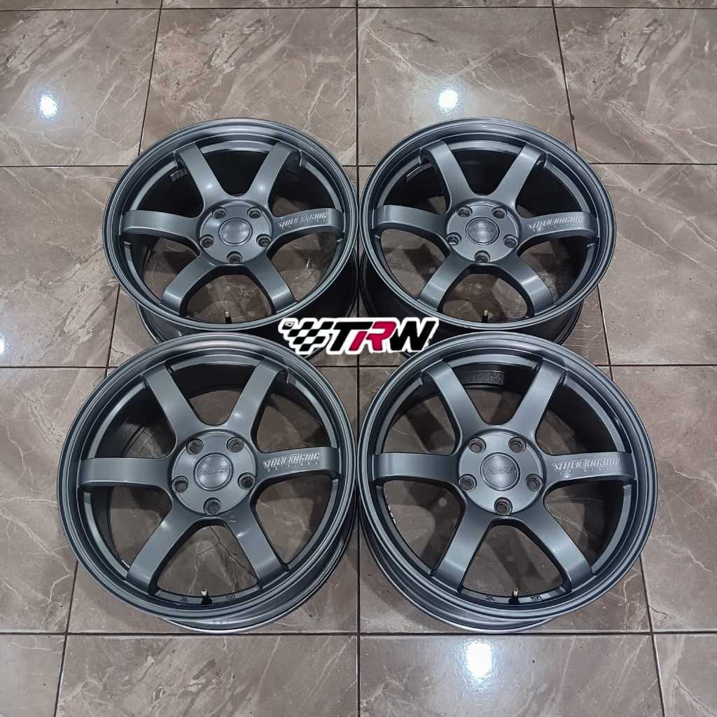 Velg Mobil Ring 17 Rays Te37 4Pcs PCD 5x114.3 || Velg Seken Murah Rays Te37 Ring 17 4Pcs Kondisi Oke