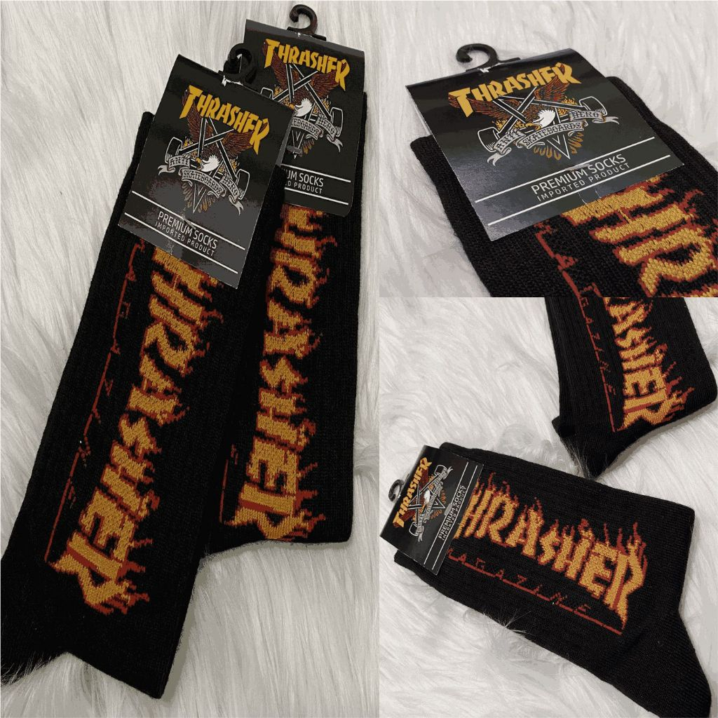 Kaos Kaki Thrasher / kaos kaki skate