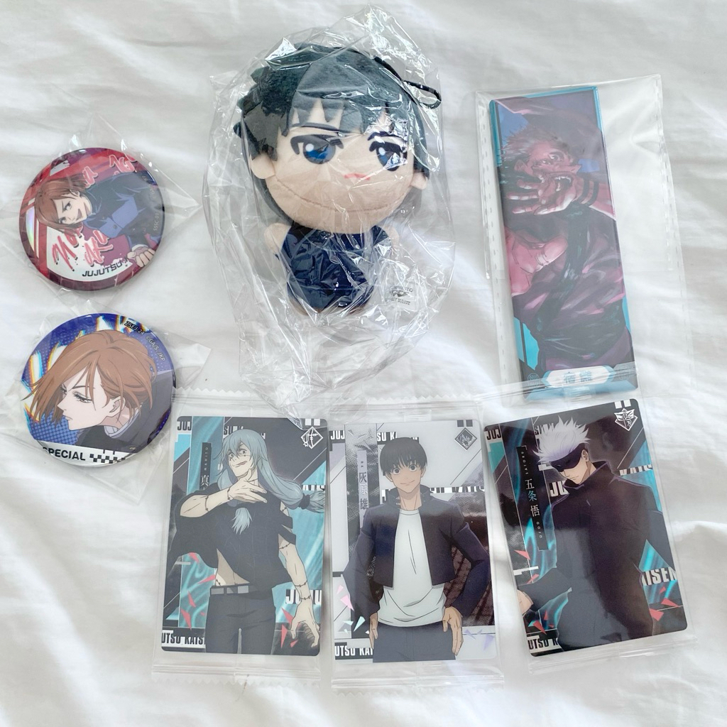 Jujutsu kaisen keychain badge pin itadori yuji megumi fushiguro gojo satoru kenjaku geto suguru suku