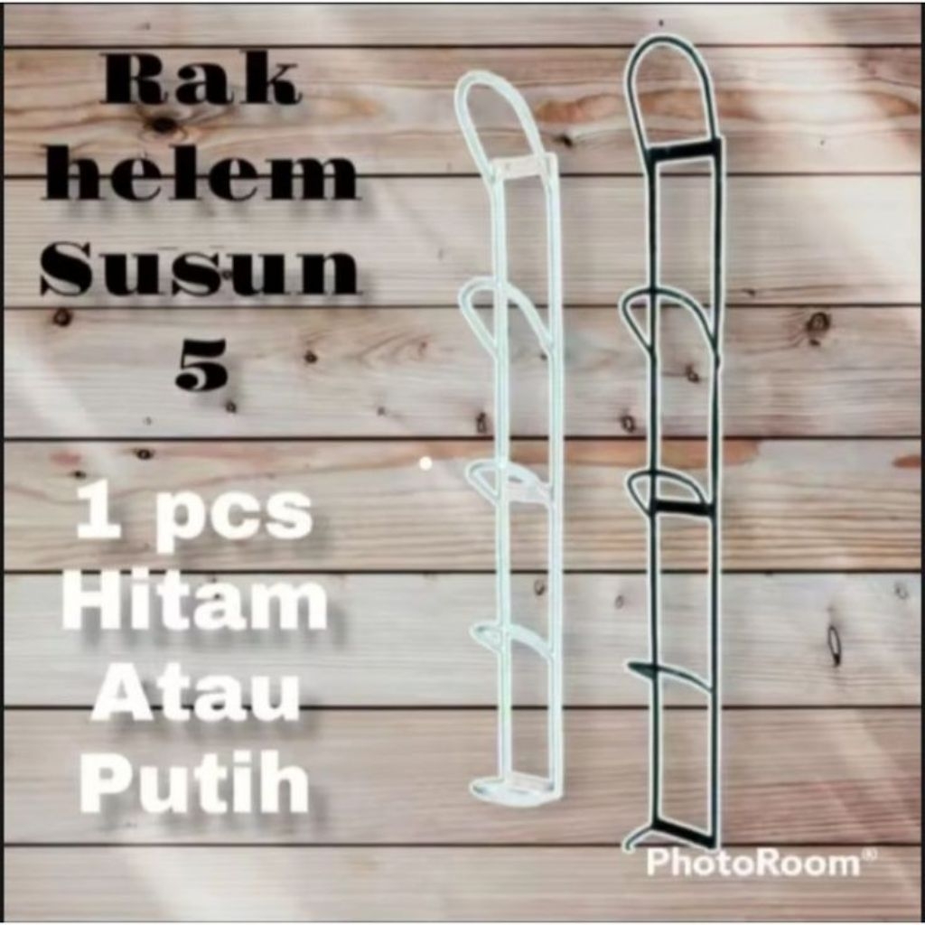 Rak helm gantung 5 Susun