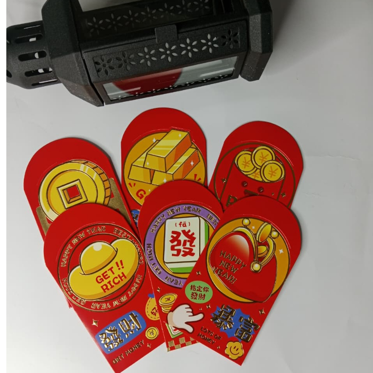 

Angpau Imlek Kotak Panjang Berbagai Macam Gambar Yang Lucu /ANGPAO KCL HUANJI MIX[5030775]