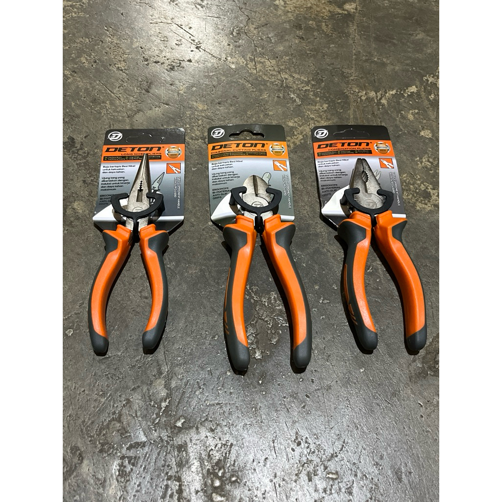 Tang Kombinasi Tang Cucut Tang Buaya Tang Potong Besar 6inch Deton