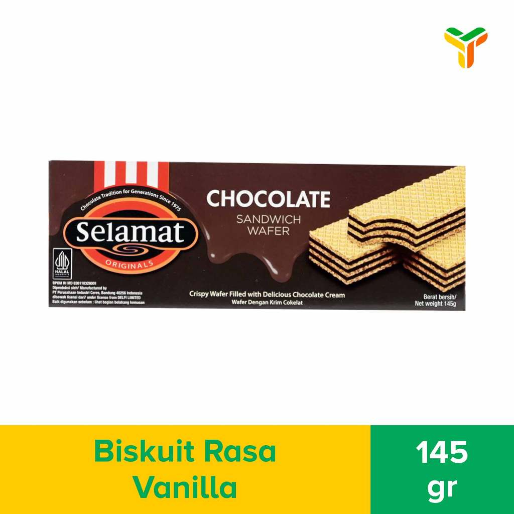 

Selamat Wafer 145 Gram Wafer Makanan Ringan