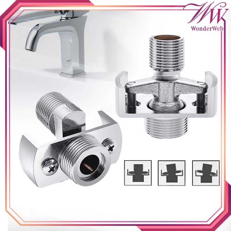 Baut Shower Panas Dingin Extendable Adaptor Pipa Shower Fleksibel Tembaga Untuk Shower Bathtub Baut 