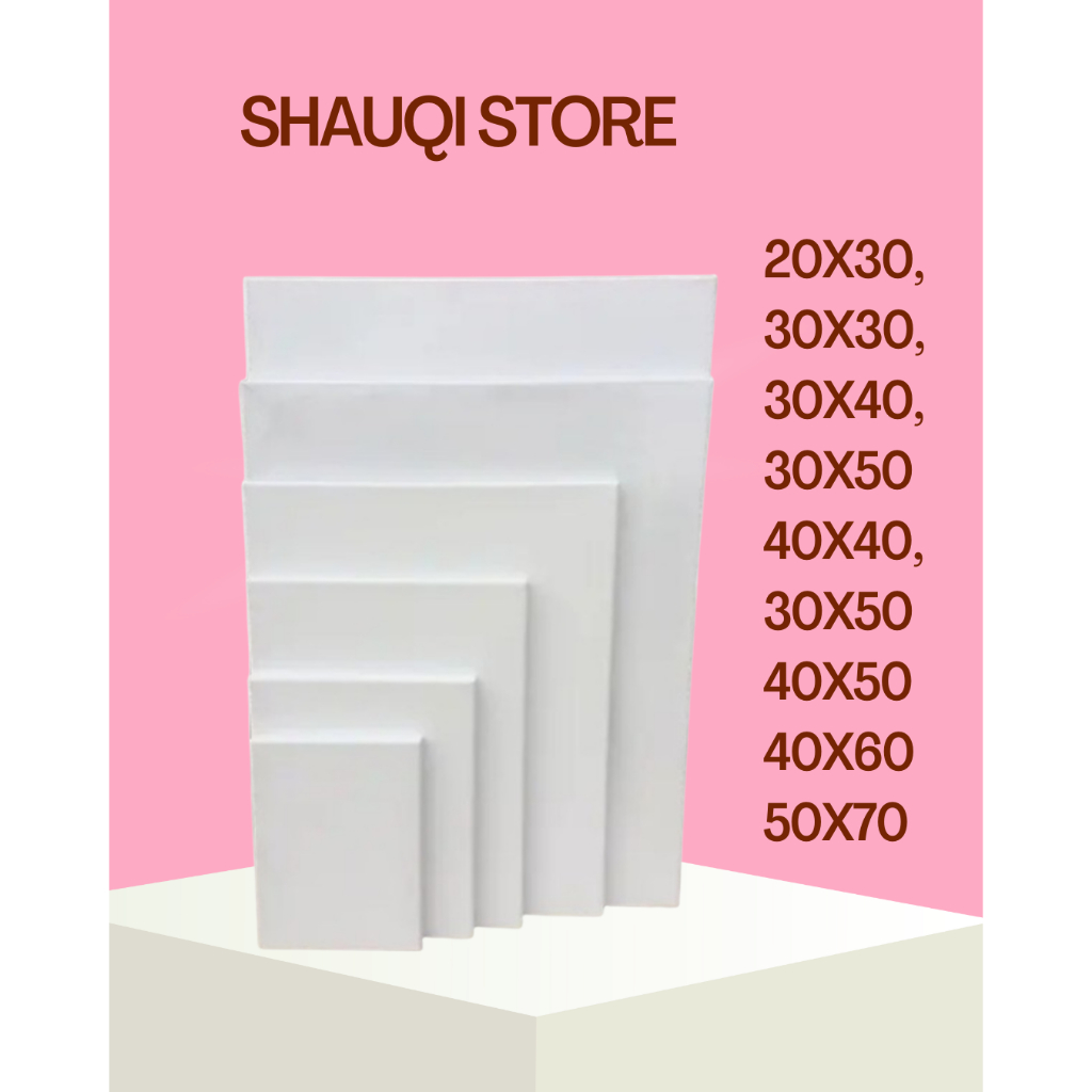 

KANVAS LUKIS UKURAN 20X30, 30X30, 30X40, 40X40, 30X50, 40X50, 40X60, 50X70