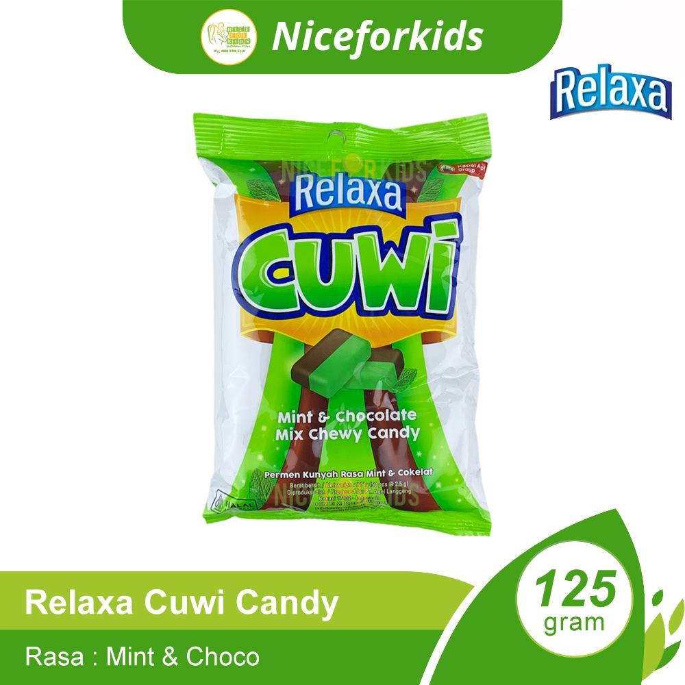 

Relaxa Cuwi Candy 125gr / Permen Mint Kunyah