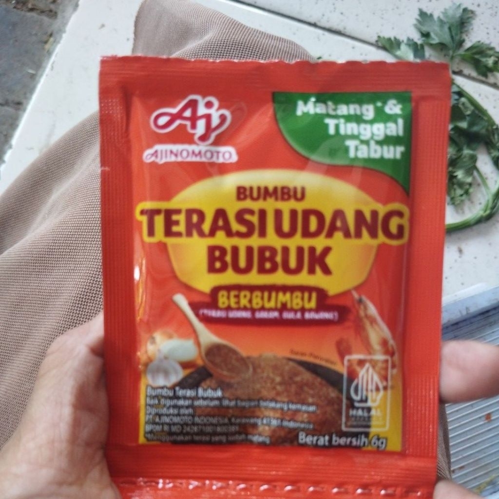 terasi udang bubuk ajinomoto