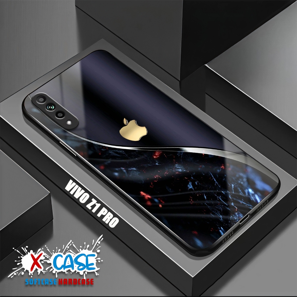 Softcase  Vivo Z1 Pro Casing Glossy Vivo Z1 pro Vivo 1951 1918 Case kaca - Kesing Kaca Kilau - Casin