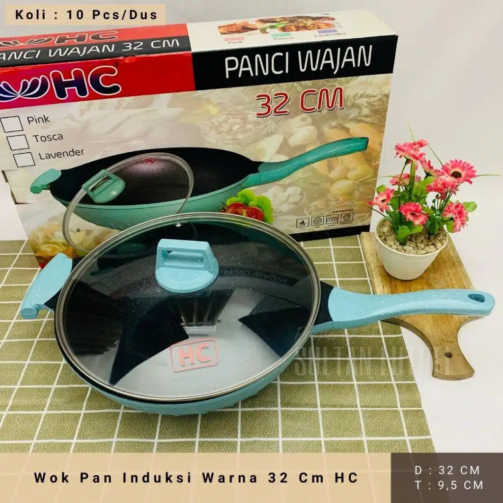 Wok Pan Induksi Warna 32 Cm HC