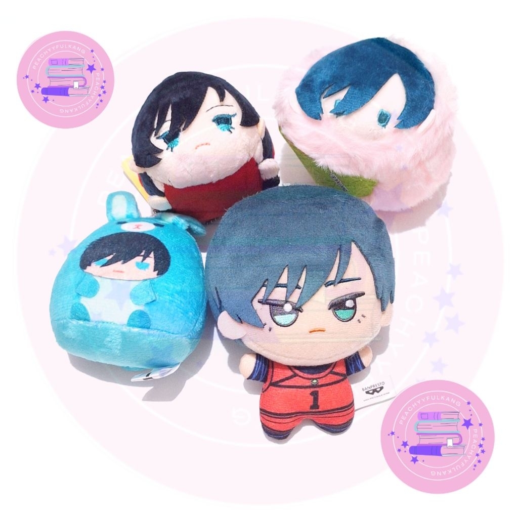 NEW RARE Blue Lock Plushie | Itoshi Rin | Chibigurumi - Sakura Mochi - Mochi Mascot - Tenorinzu ORIG