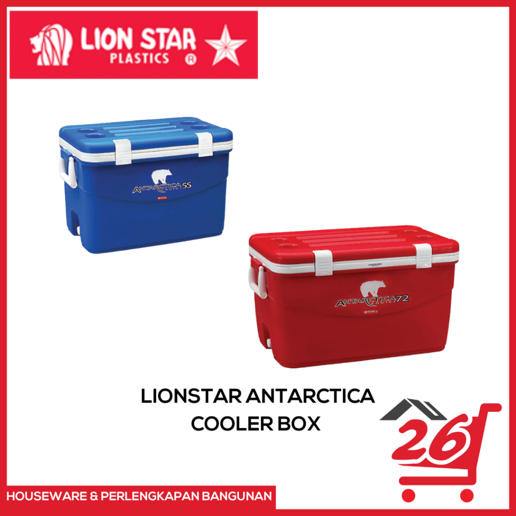 LION STAR ANTARCTICA COOLER  BOX / Tempat Penyimpanan Es dan minuman