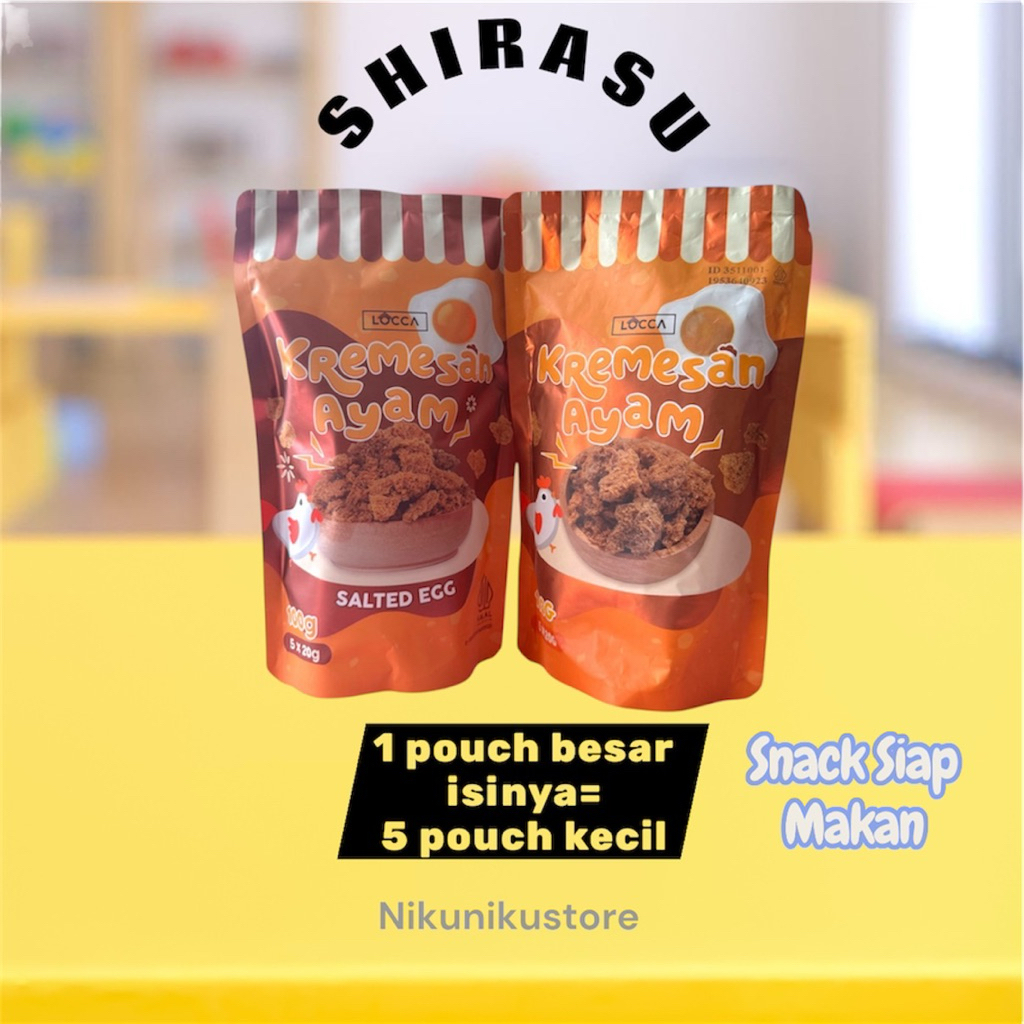 

LOCCA Kremesan Ayam Lauk Cemilan Sehat Keluarga