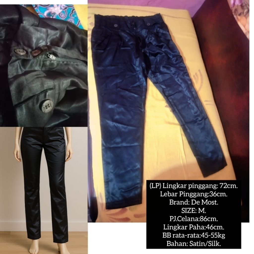 Celana Panjang DeMost Silk Wanita Layak Pakai