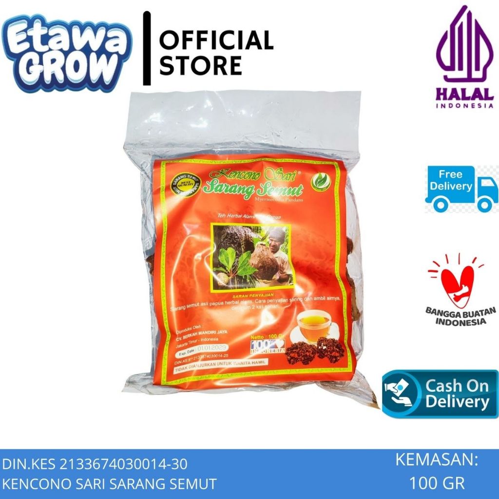 

Teh Sarang Semut Asli Papua Kencono Sari 100g