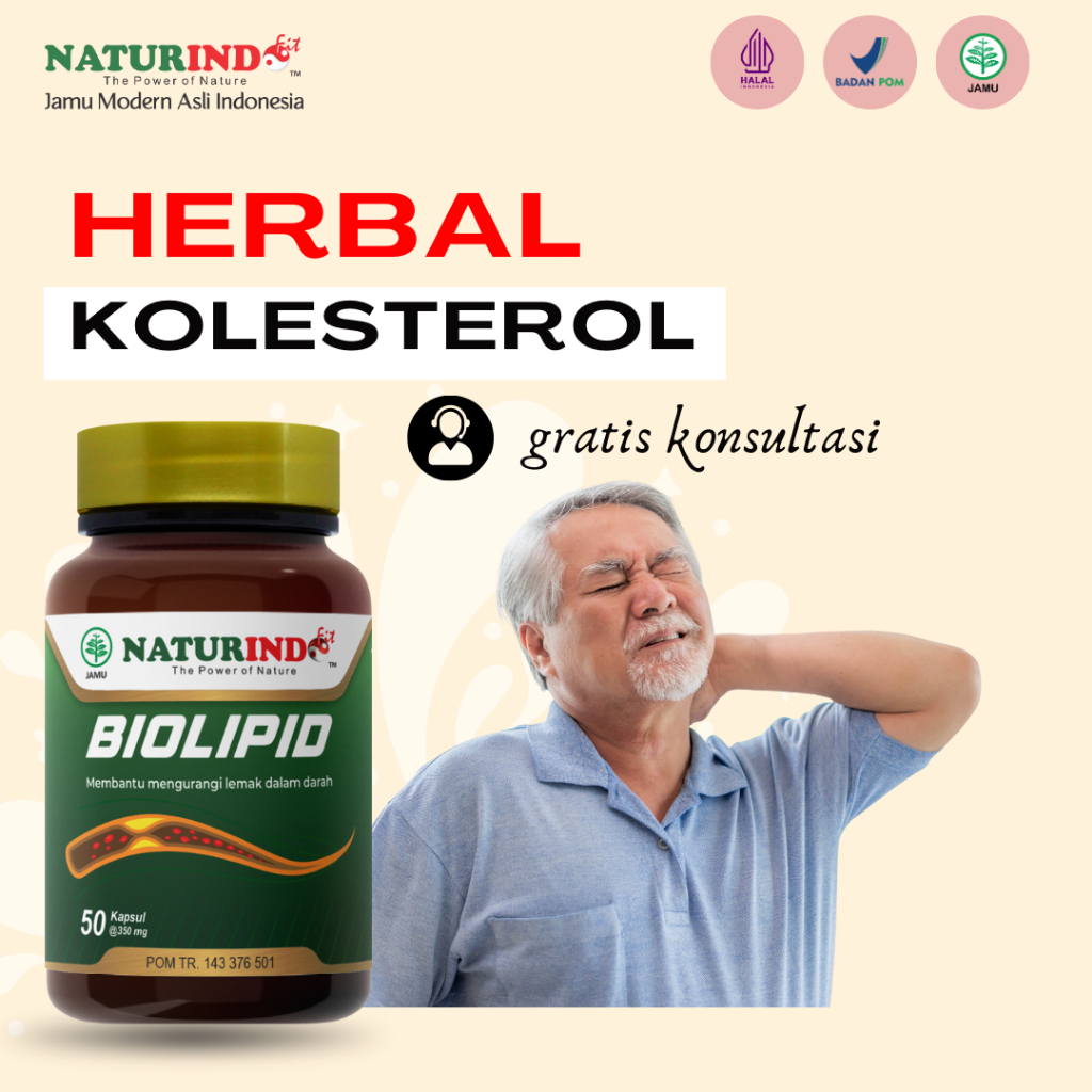 Obat herbal kolesterol BIOLIPID