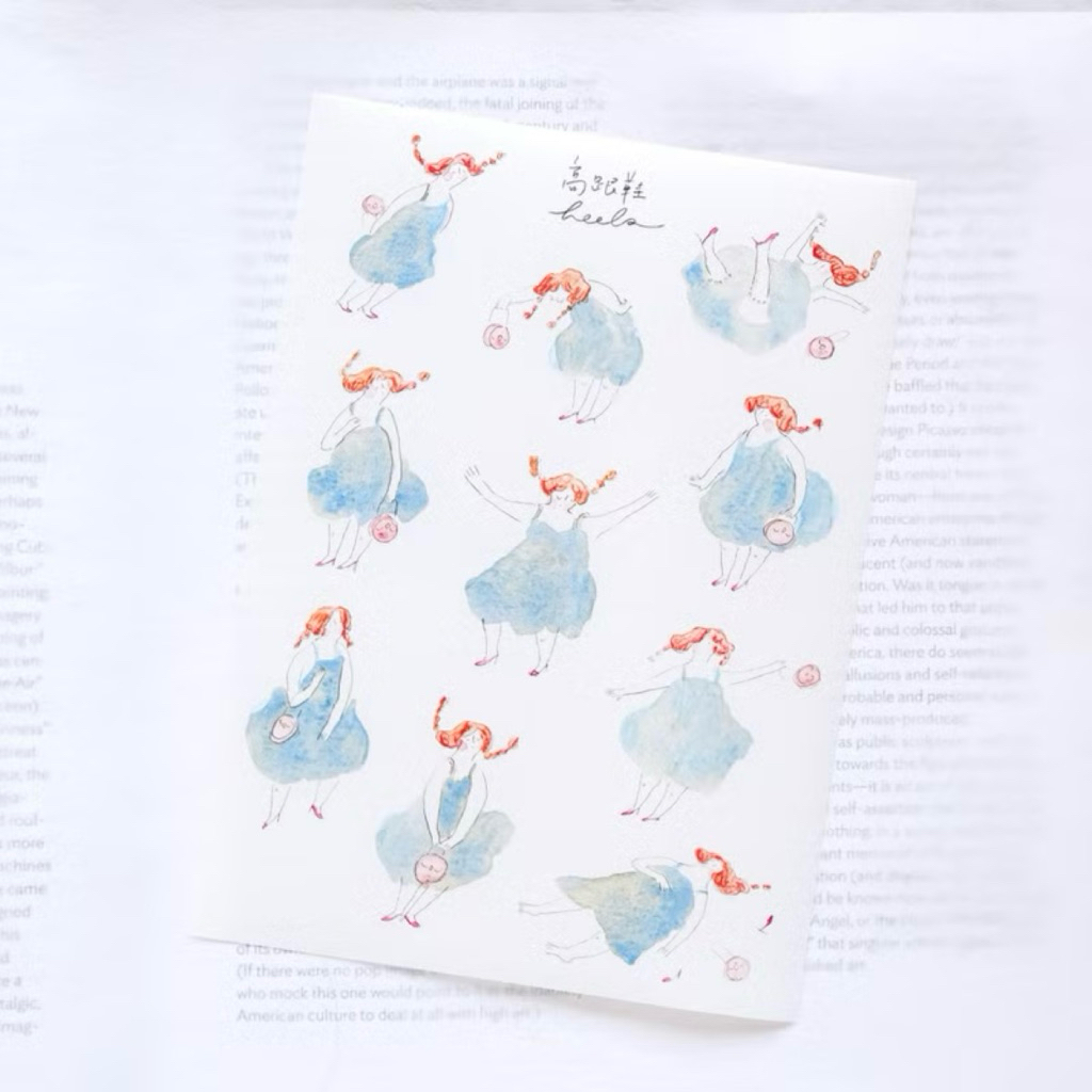 

Dodolulu Sticker - little black dress / heels / some ballerinas / birds / when spring returns / falling from the stars / the blue ribbon journal decoration planner deco journaling gift art scrapbook supplies