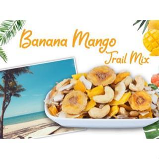 

100gr Banana Mango Trail Mix (mente,coconut chips,dried mango,banana,sunflower seed)