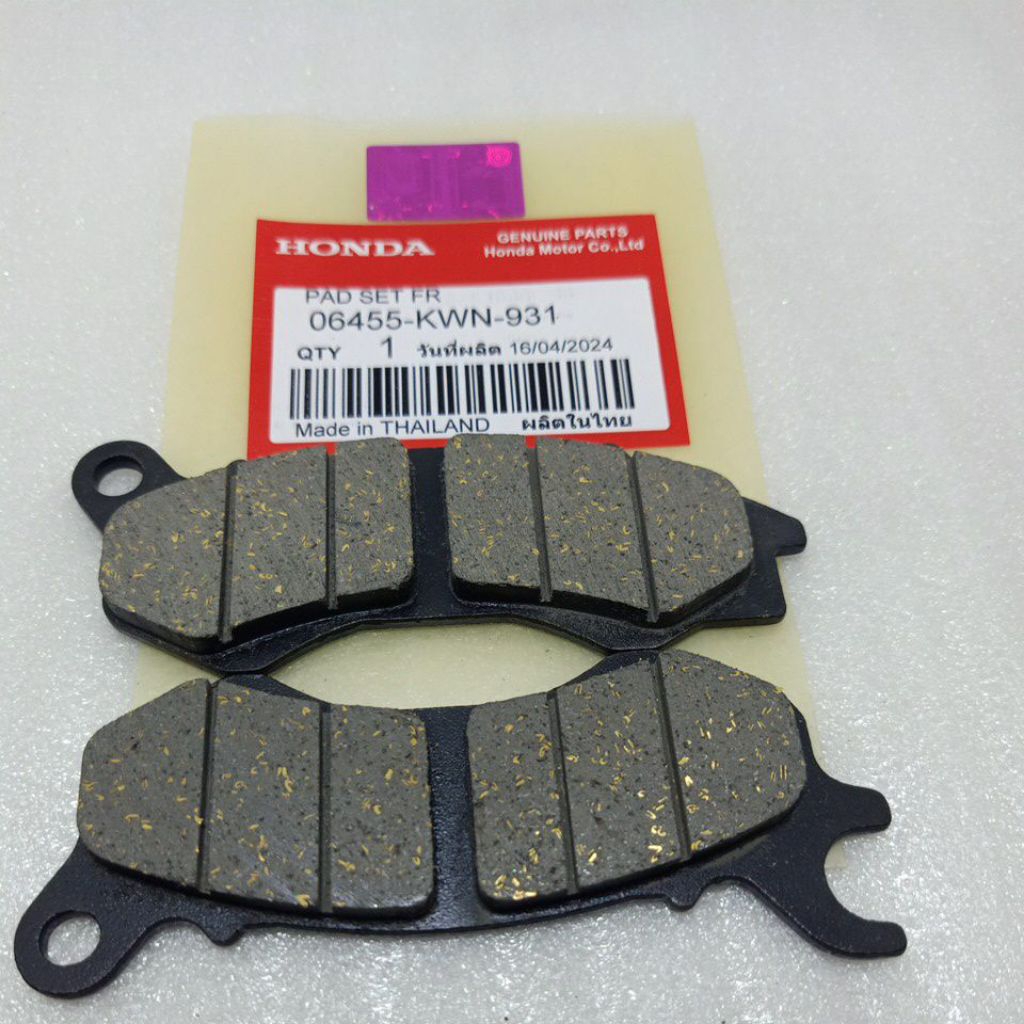06455-KWN-931 DISPAD KAMPAS REM CAKRAM DEPAN PCX 125 PCX 150 CBU THAILAND