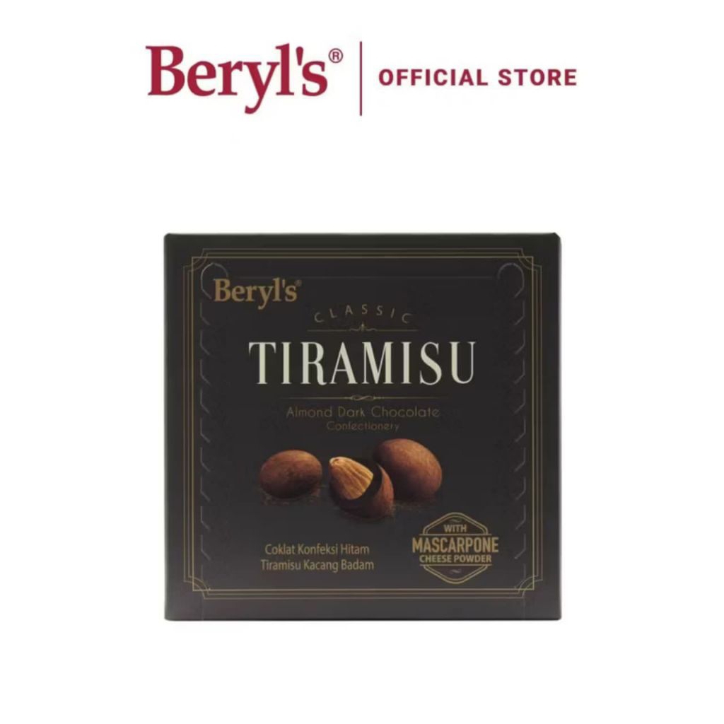 

BERYL'S CLASSIC TIRAMISU ALMOND DARK CHOCOLATE 65G