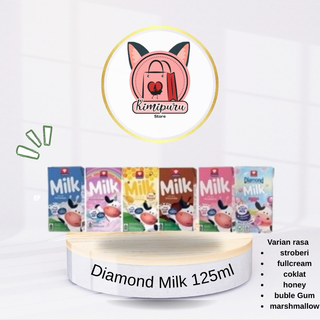 

DIAMOND MILK UHT 125ml 10pcs/20pcs/KARTONAN/ FRESH MILK