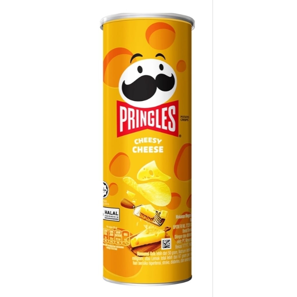 

Pringles Potato Crisps Cheesy Cheese 102g