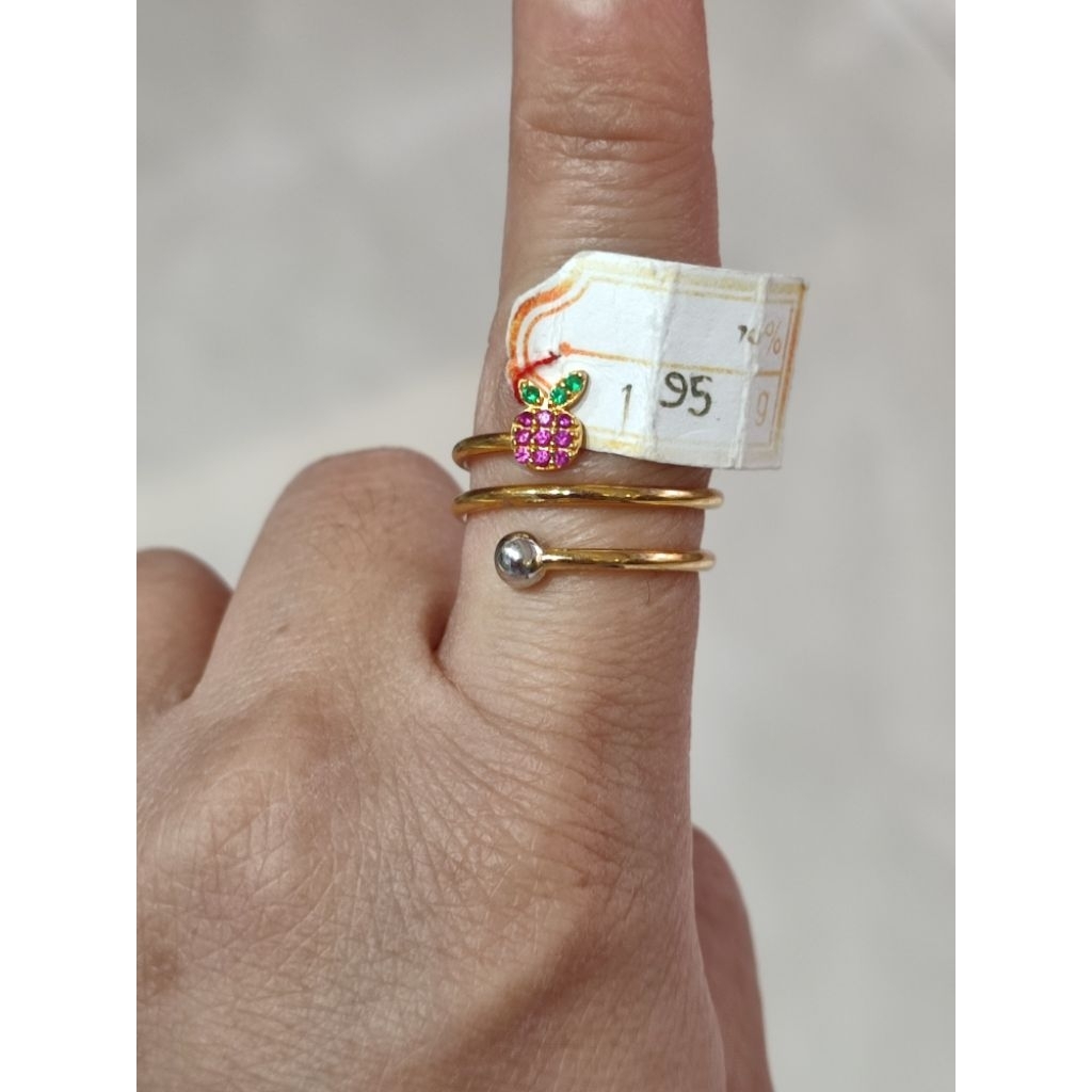 Cincin emas 70 apel spiral
