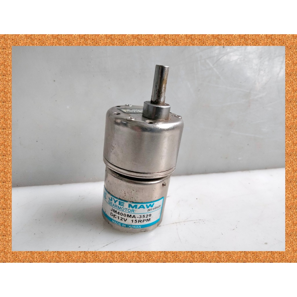 Dc Gearbox Motor JYE MAW JM400MA-3529 12V 15RPM