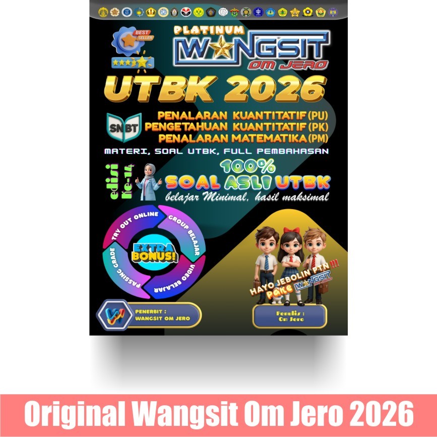 Wangsit Om Jero 2026 Satuan TPS Platinum UTBK SNBT PENALARAN MATEMATIKA PENGETAHUAN & PENALARAN KUAN