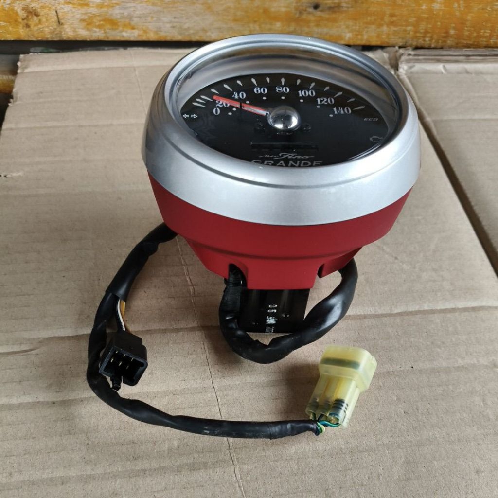 Speedometer Fino Grande Luxury red, ORI, Baru