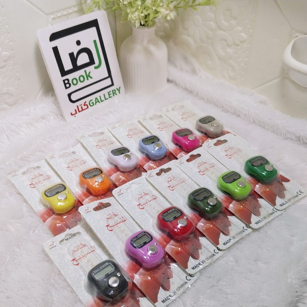 ( 100 pcs  ) Tasbih digital Cincin Karet / Tasbih Digital Mini / Tally Counter elektric / Tasbih Tal