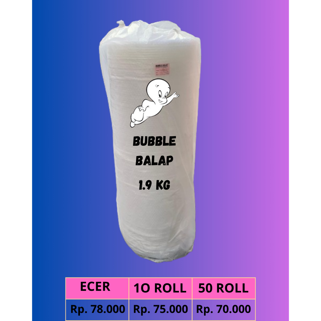 

Bubble Wrap 125cm x 50m Bahan Plastik Super Tebal Bukan Yang Tipis Kualitas Terjamin
